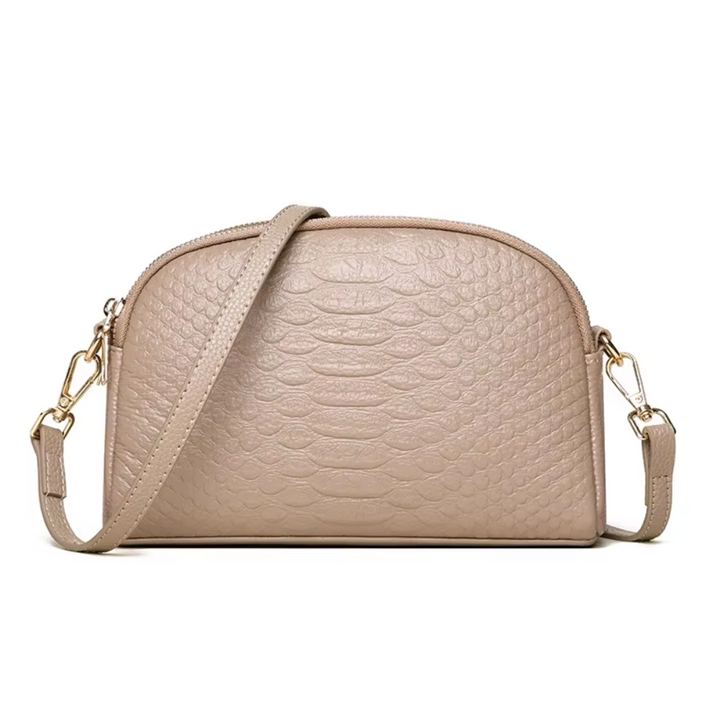 Cora | Belle mini geantă crossbody din piele ecologică cu model crocodil