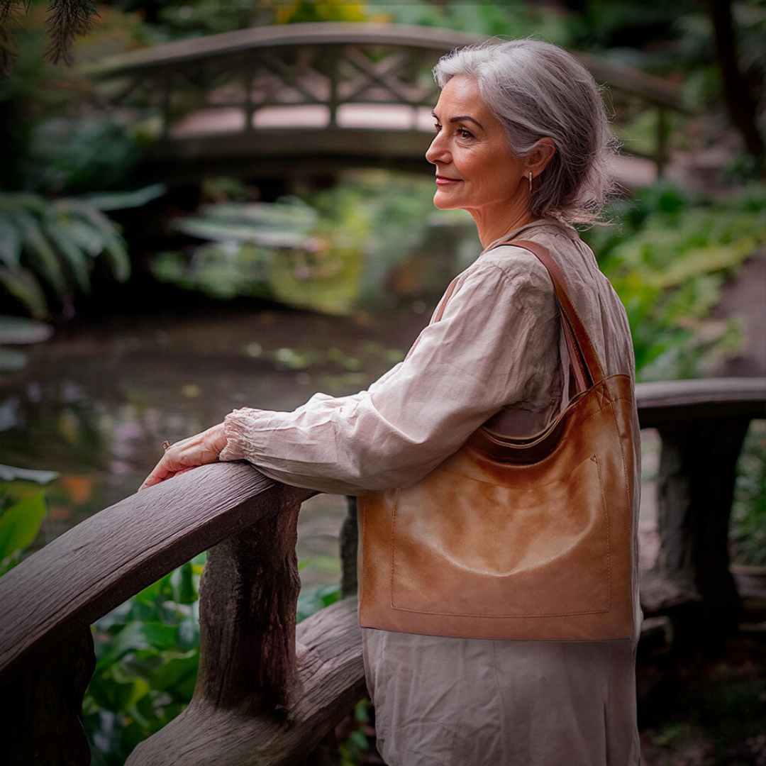 Ringelblume | Squisita Geantă de Umăr de Lux din Material Moale