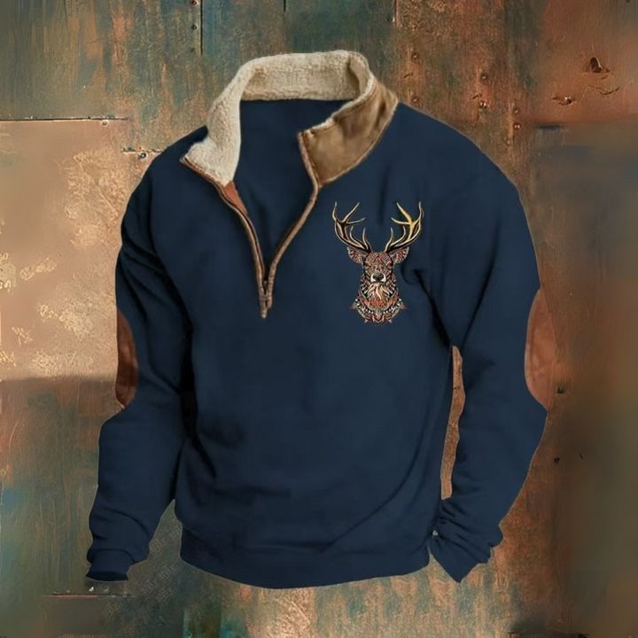 Mihai | Hanorac cu fermoar pe jumătate