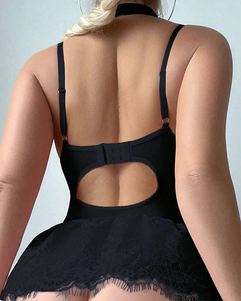 Zara™ | Body Lingerie Romantique cu Finisaje din Dantelă