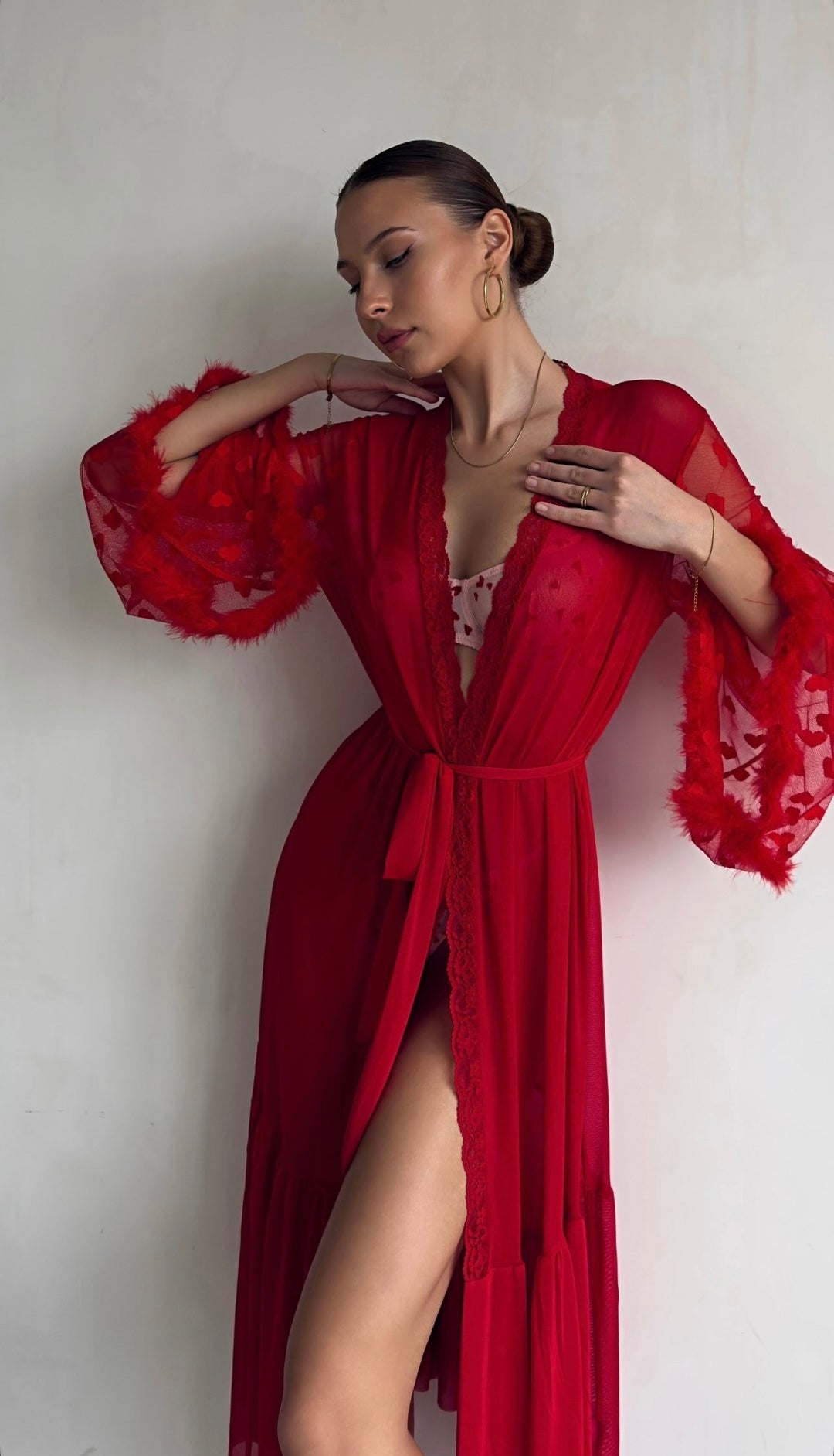 Keira™ | Kimono din Dantelă Transparentă