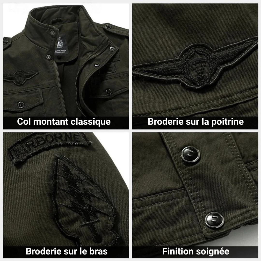 NATHAN™ | JACKET MILITAR STRUCTURAT