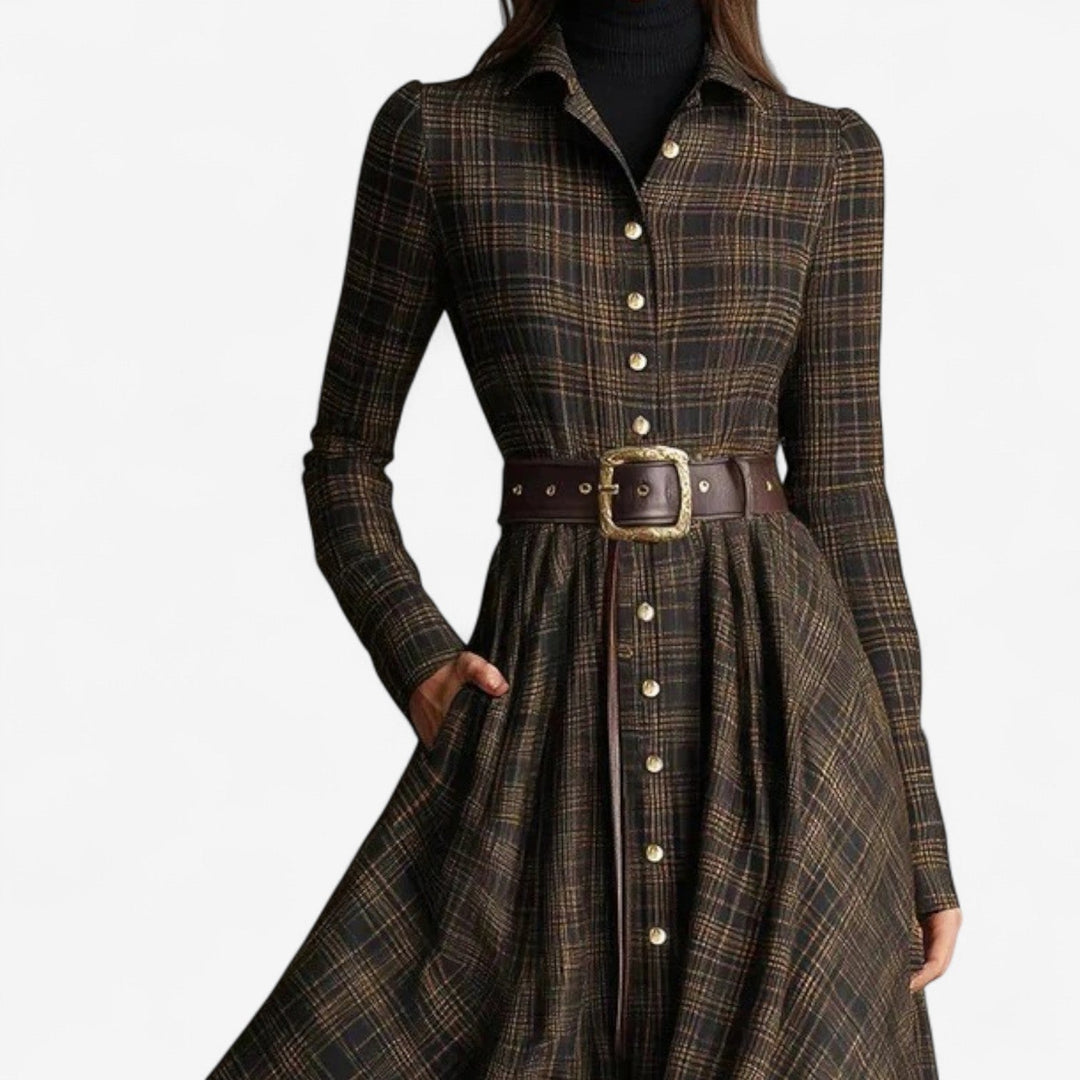 Mónica | Rochie Maxi de inspirație vintage