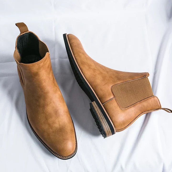 Kayden™ | Botine Chelsea din piele