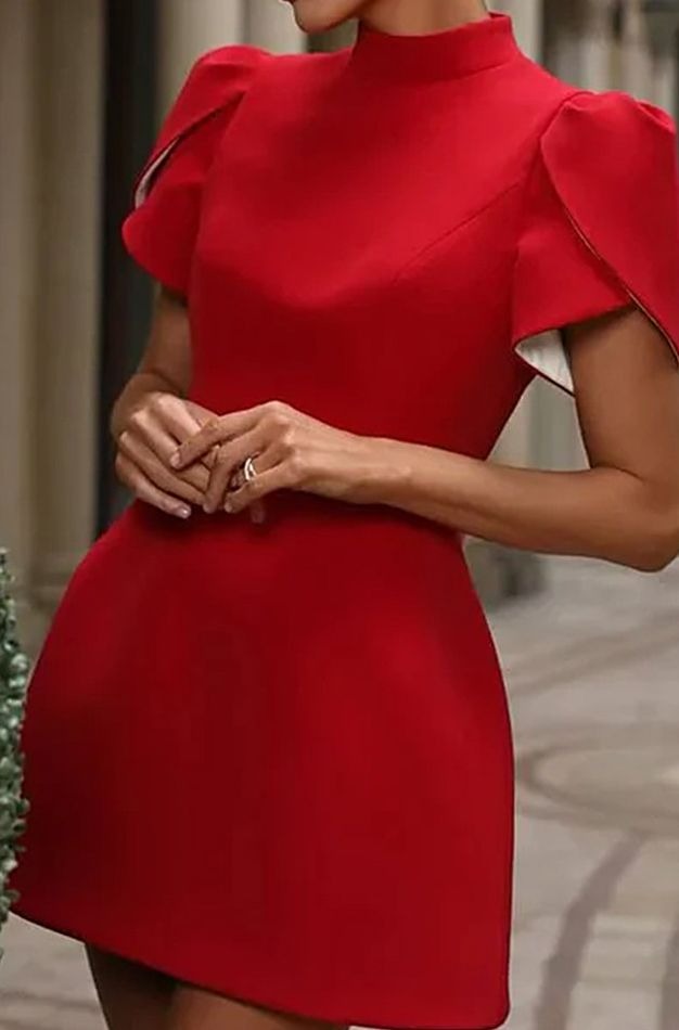 Sally - Rochie mini cu fundă